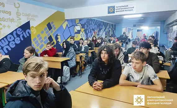 Студенти ЗЕФК під час ЕКОКВІЗУ до Всесвітнього дня еколога