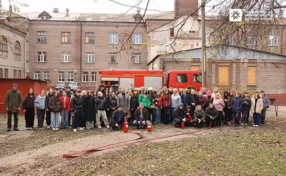 Об’єктове комплексне навчання з пожежної безпеки у Запорізькому електротехнічному фаховому коледжі