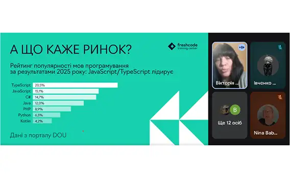 Тиждень спеціальності 121: вебінар Freshcode про професію розробника у 2026 році