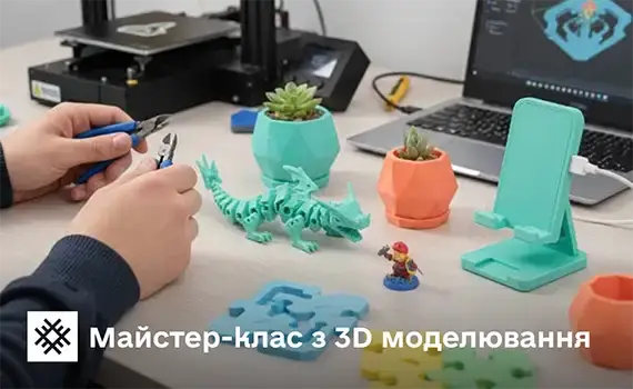 Майстер-клас з 3D-моделювання для вступників у коледжі в Запоріжжі