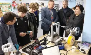 Гості заходу знайомляться зі спеціальностями коледжу під час PROFIDAY