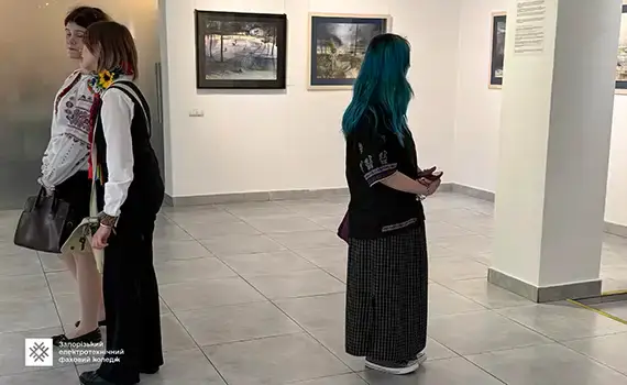 Студенти першого курсу відвідали виставку «Код сили Запоріжжя»